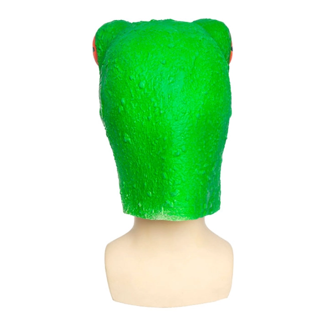 маска голова лягушки