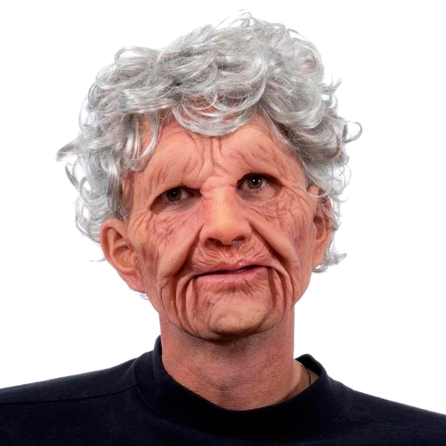 маска пожилой женщины