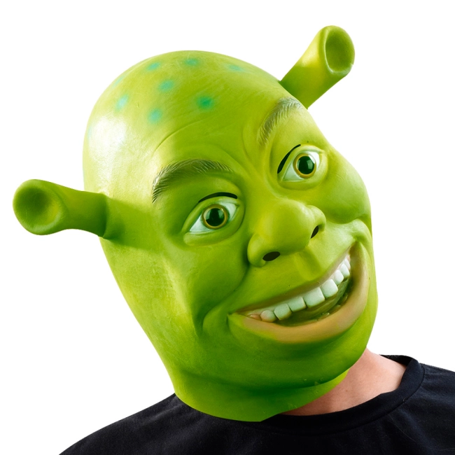 маска шрека на обличчя