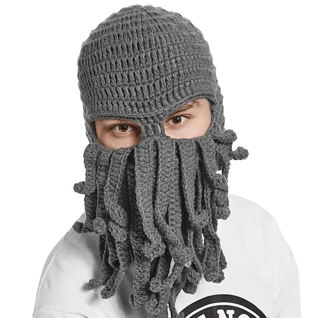 шапка осьминог