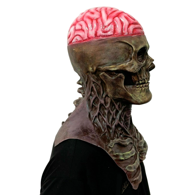 подвижная маска череп