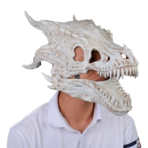 маска дракона с открывающимся ртом