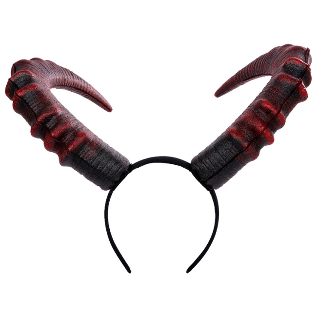 ободок с рогами демона