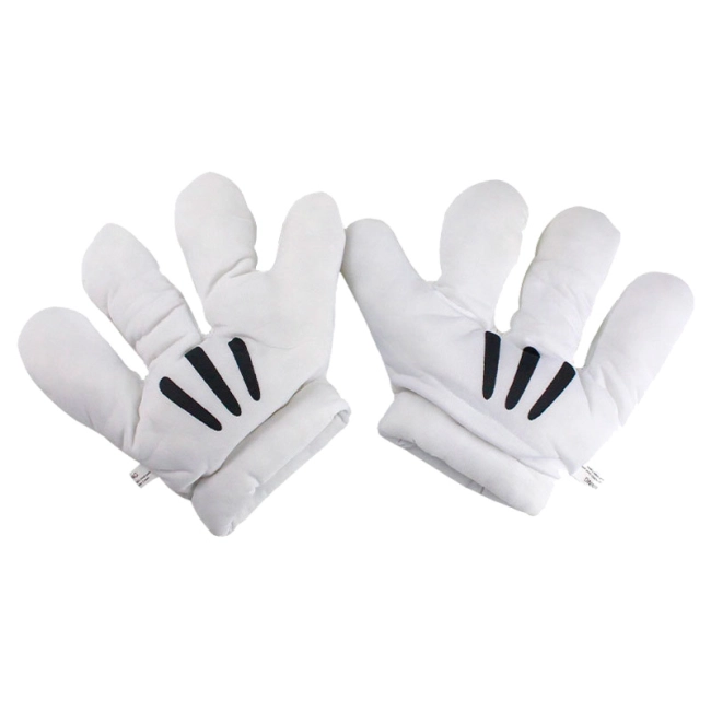 белые перчатки микки