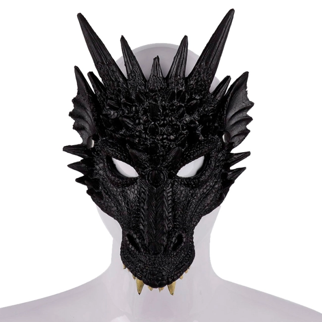 маска дракона на лицо