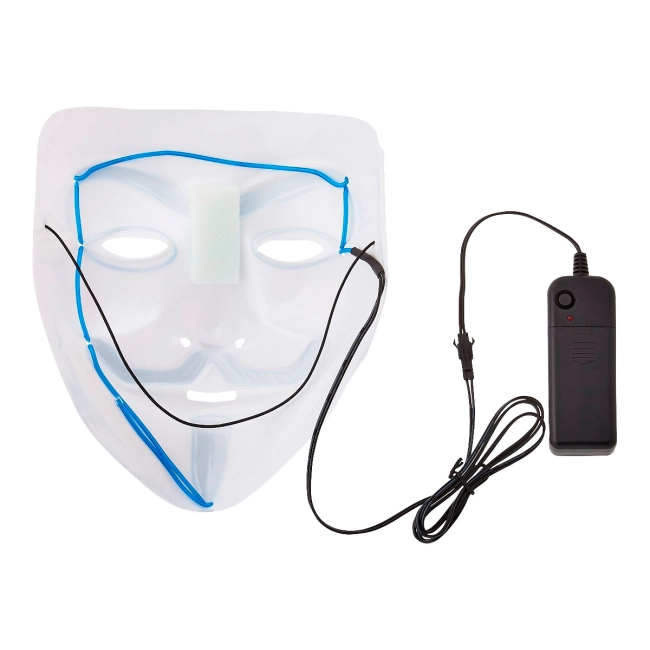 маска гай фокса неоновая