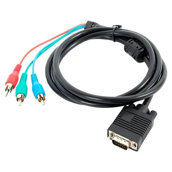 кабель vga 3 rca