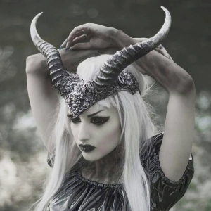 Накладные рога демона на голову для косплея рога демона на голову