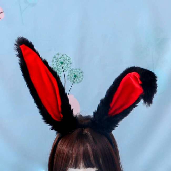 ободок кроличьи уши