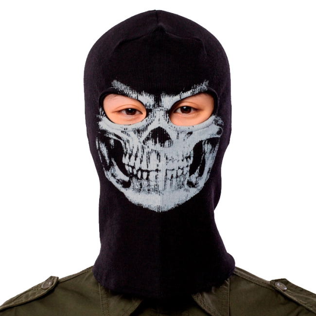 балаклава на обличчя череп