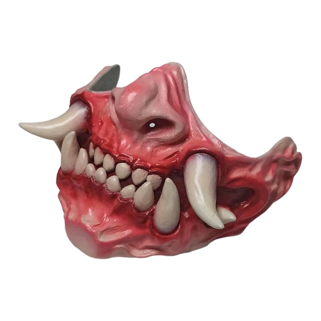 маска на лицо с клыками