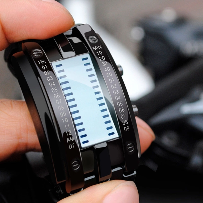 бинарные led часы