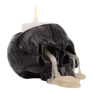 подсвечник череп