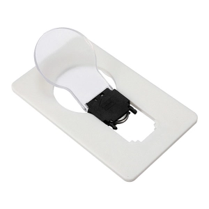 Светодиодный фонарик кредитка в виде лампочки фонарик кредитка