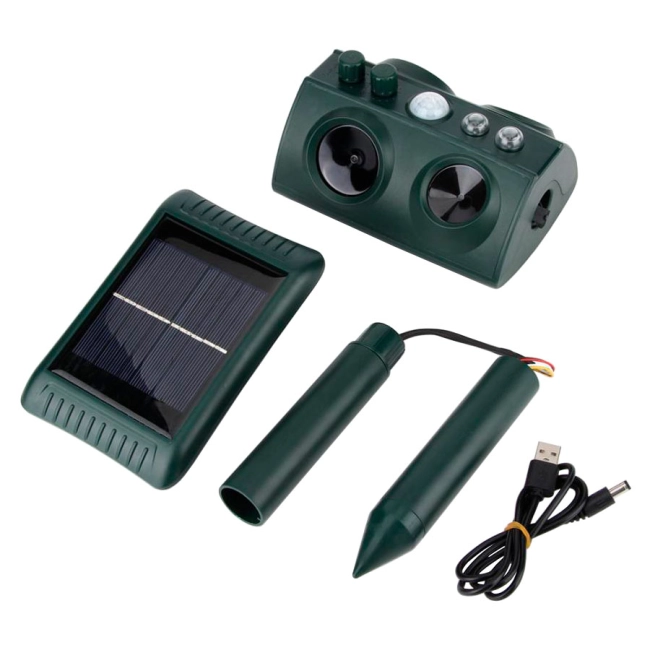 отпугиватель с солнечной панелью