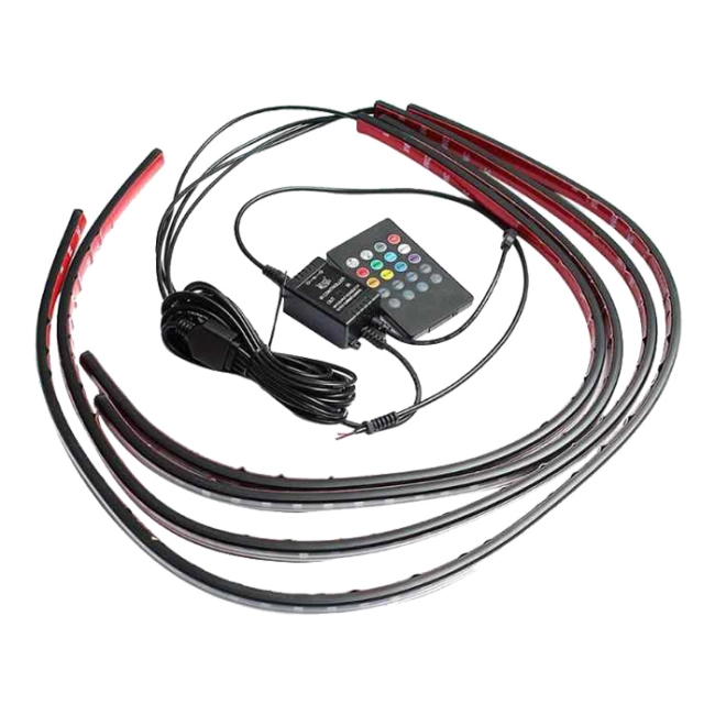 подсветка днища машины