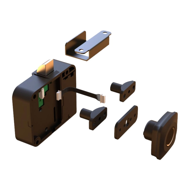 замок для ящика с отпечатком пальца