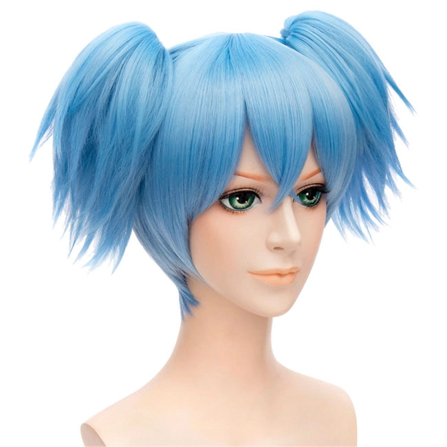 голубые волосы салли