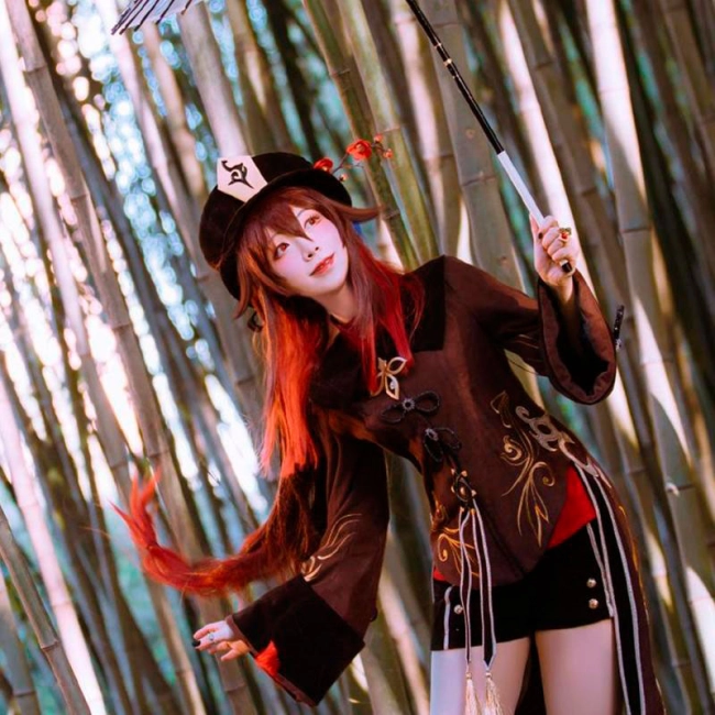 перука для косплея ху тао