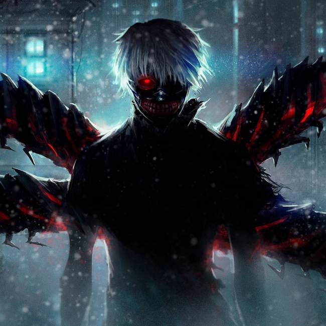 токійський гуль косплей перука