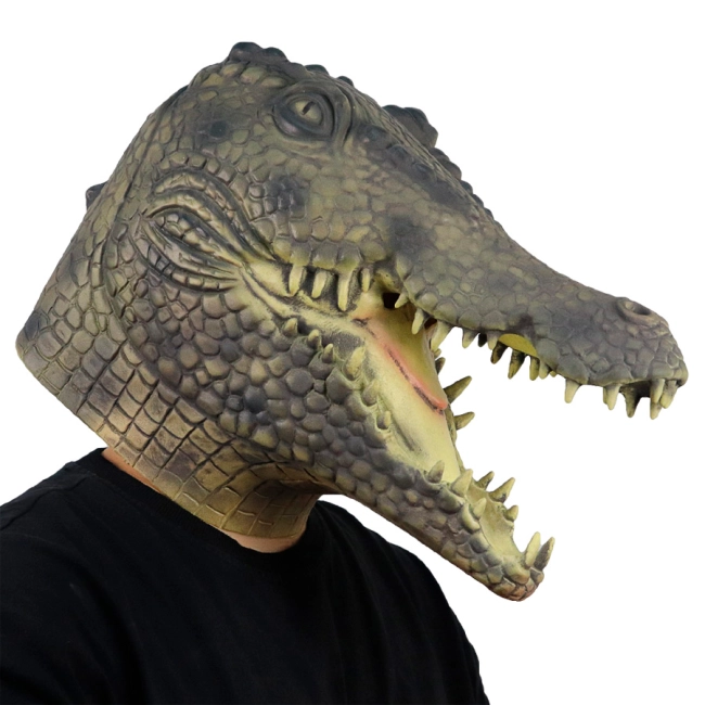 маска крокодила на лицо