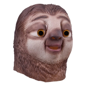 Латексная маска ленивец Блиц из Зверополиса маска ленивец