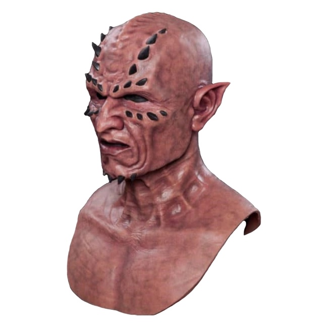 латексная маска демона