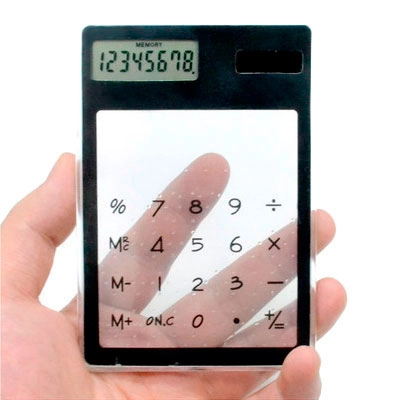 прозрачный калькулятор