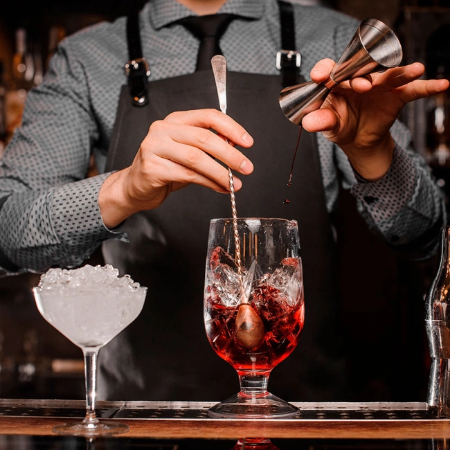 набор для бара на подставке