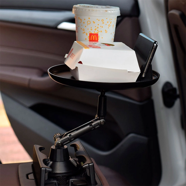 поднос автомобильный в подстаканник
