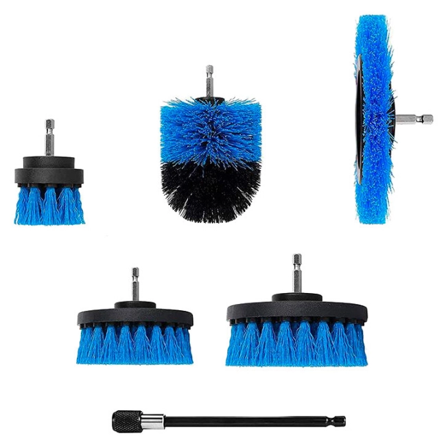 набор щеток на шуруповерт для чистки
