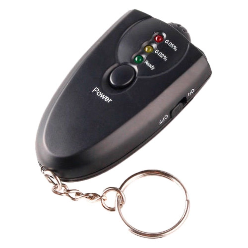 брелок алкотестер с фонариком