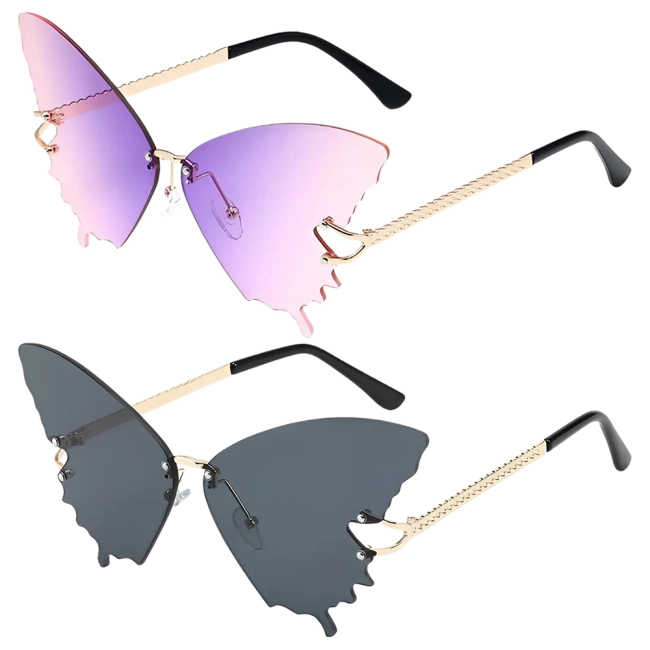 очки крылышки