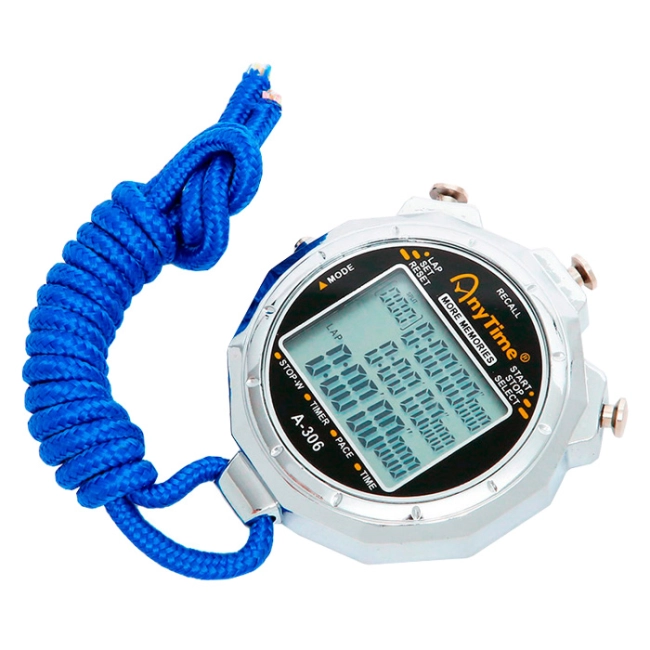 секундомір спортивний із пам'яттю