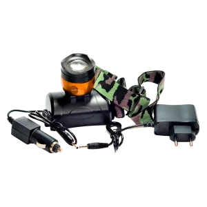 светодиодный налобный фонарик с аккумулятором