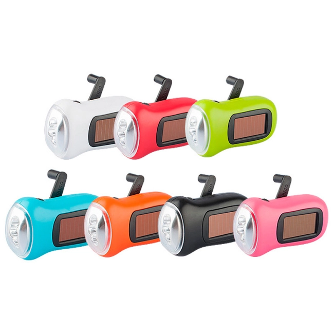 ручной динамо фонарик