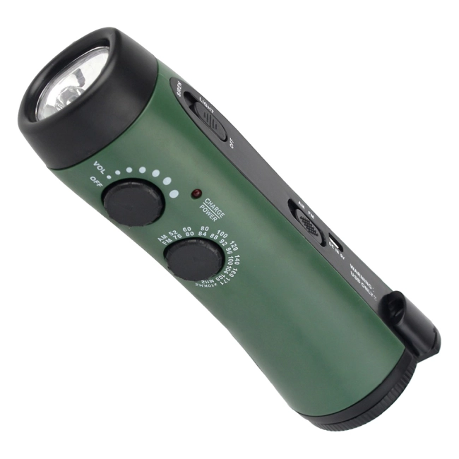 динамо радиоприемник с фонариком