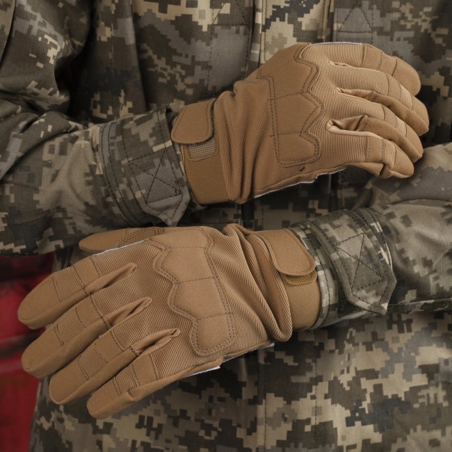 тактичні рукавички з пальцями