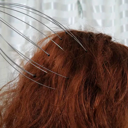 массажер для головы мурашка антистресс