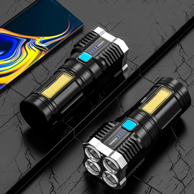 светодиодный фонарик на аккумуляторе