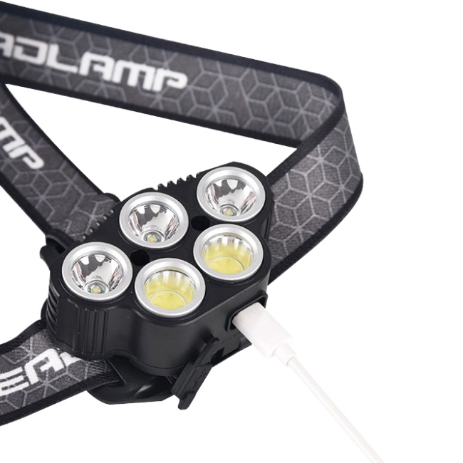 акумуляторний світлодіодний ліхтар на голову