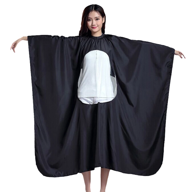 перукарський пеньюар з віконцем