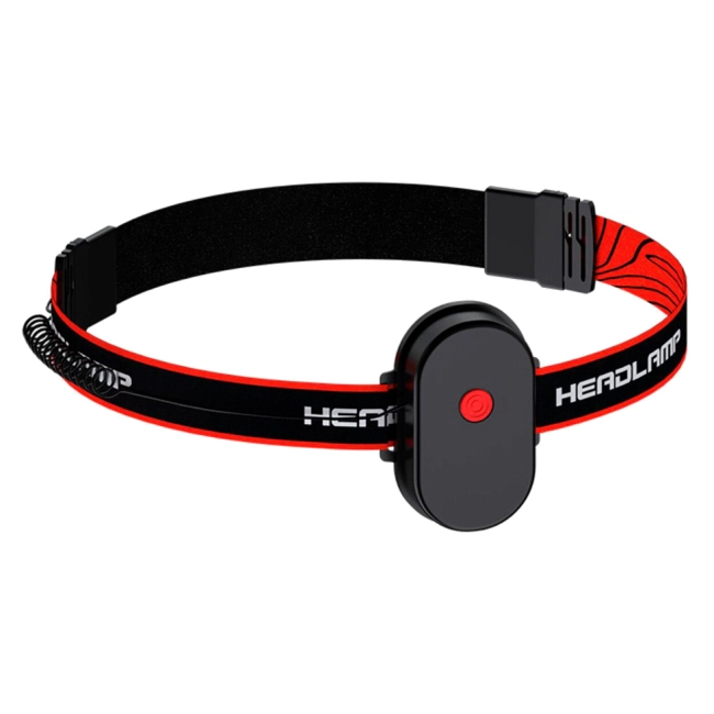 налобний ліхтарик на батарейках