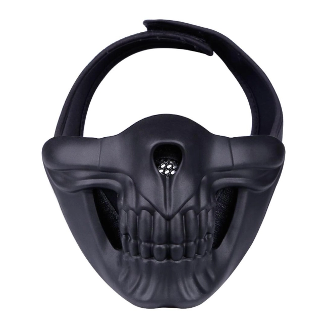 тактическая маска на пол лица