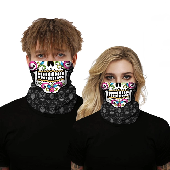 бафф труба с черепом