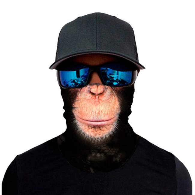 бафф с принтом шимпанзе