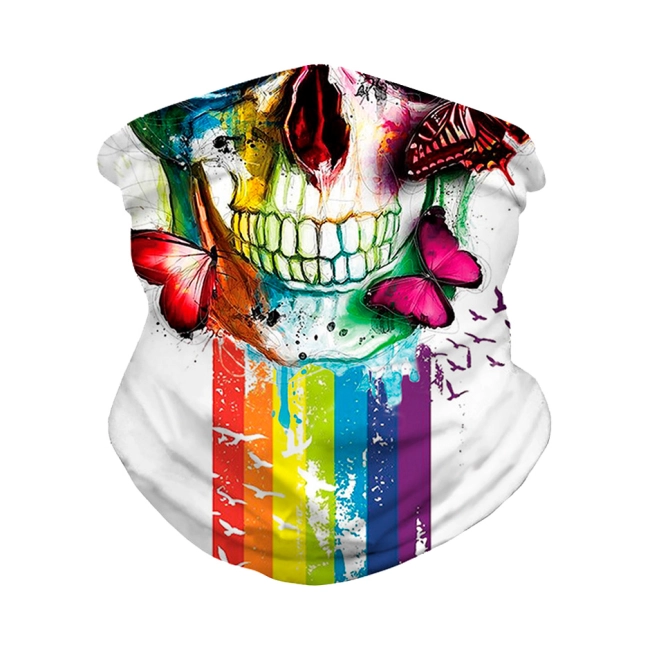 бафф с принтом черепа