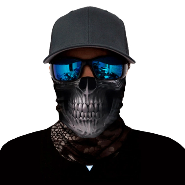 бафф с рисунком черепа