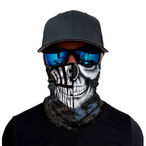 шарф бафф с рисунком черепа