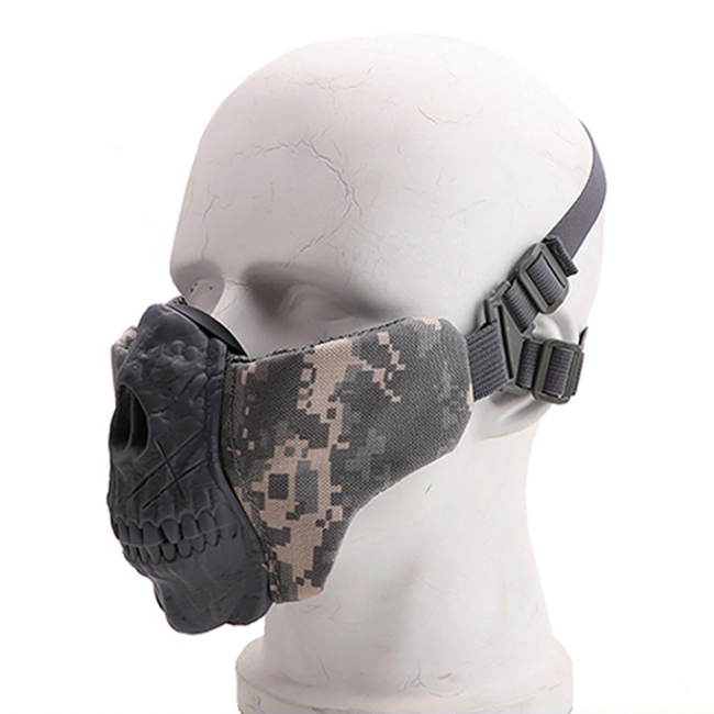 тактическая маска череп защитная